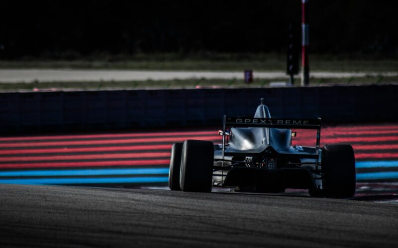 A Formula 1 car on track